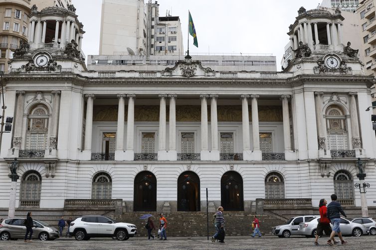 Palácio Pedro Ernesto, sede da Câmara Municipal de vereadores do Rio de Janeiro, no centro da cidade.