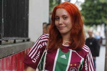 Rio de Janeiro (RJ), 05/11/2023 - A candidata Gabrielle Gomes fala sobre as provas após o primeiro dia do Enem 2023, na Universidade Veiga de Almeida, na Tijuca. Foto: Fernando Frazão/Agência Brasil